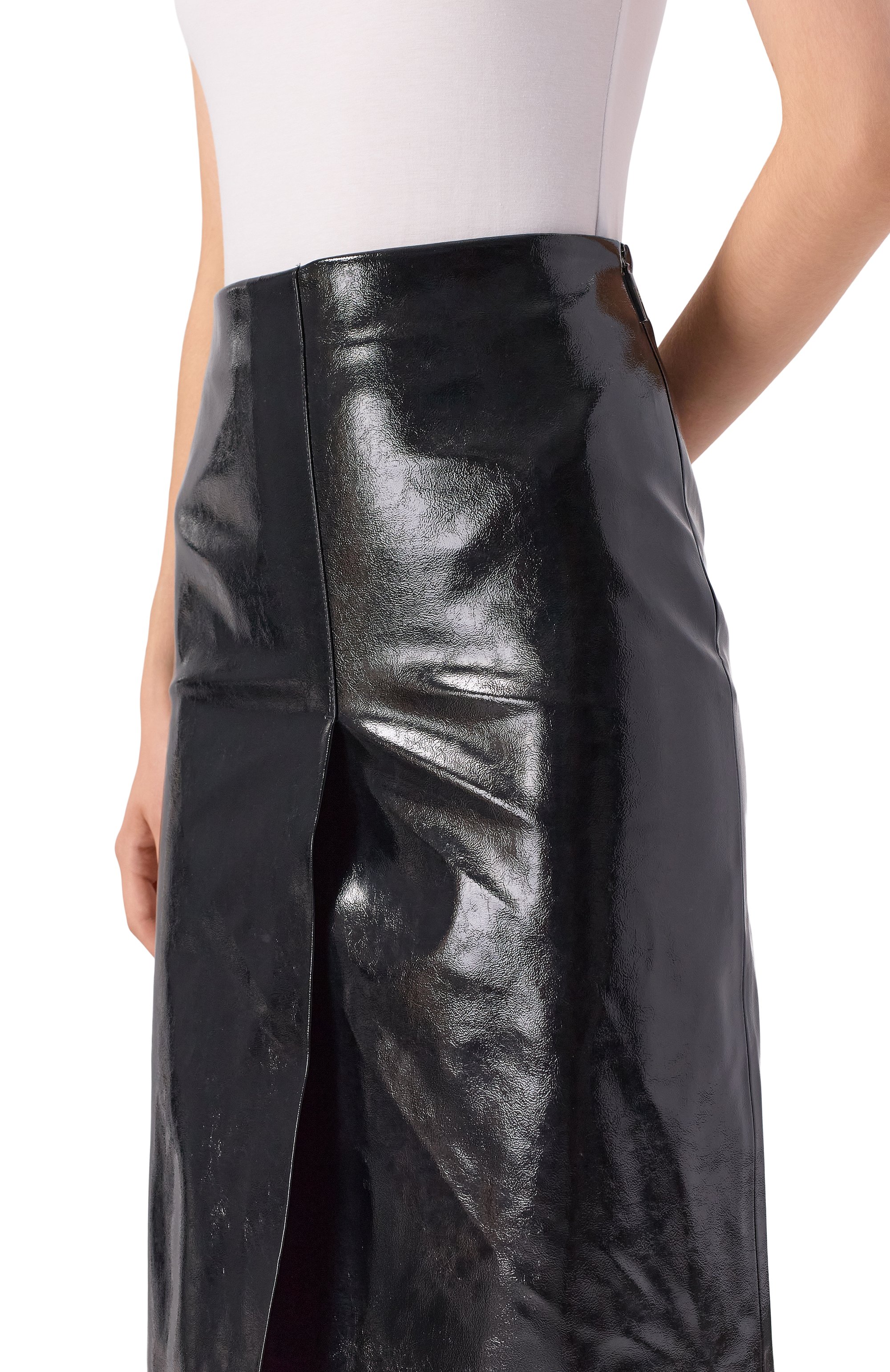 Юбка из экокожи MSGM, арт. 3941MDD17/257614, фото 5