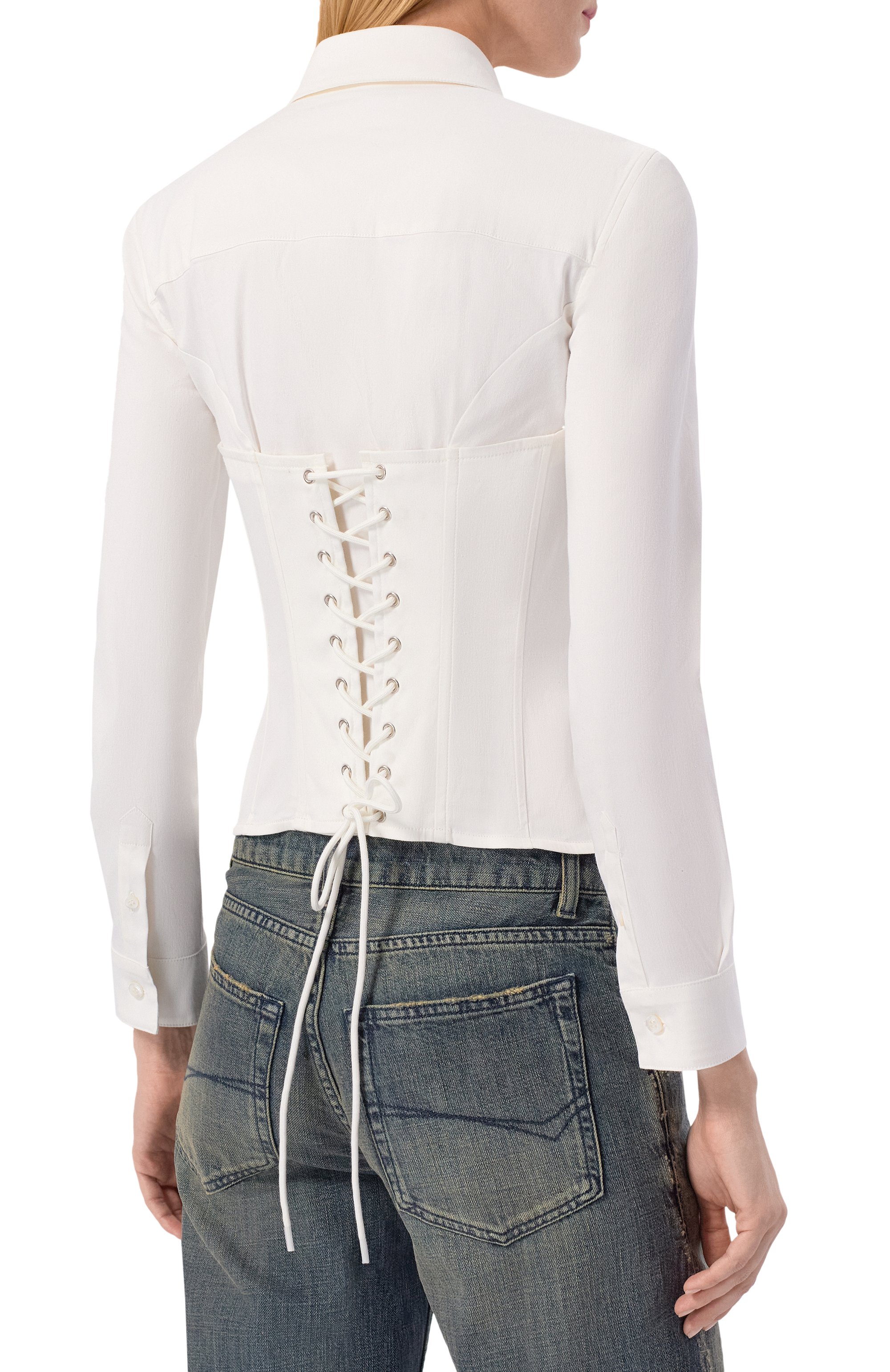 Хлопковая рубашка BALENCIAGA, арт. 850782/TSM19, фото 4