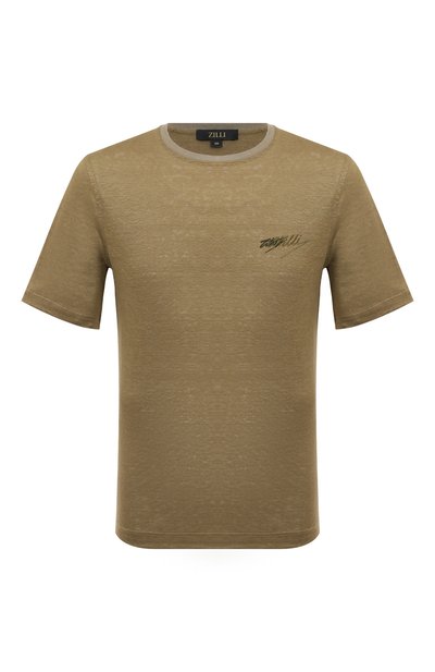 Мужская льняная футболка ZILLI, арт. TSR02AM0800VZLF65M