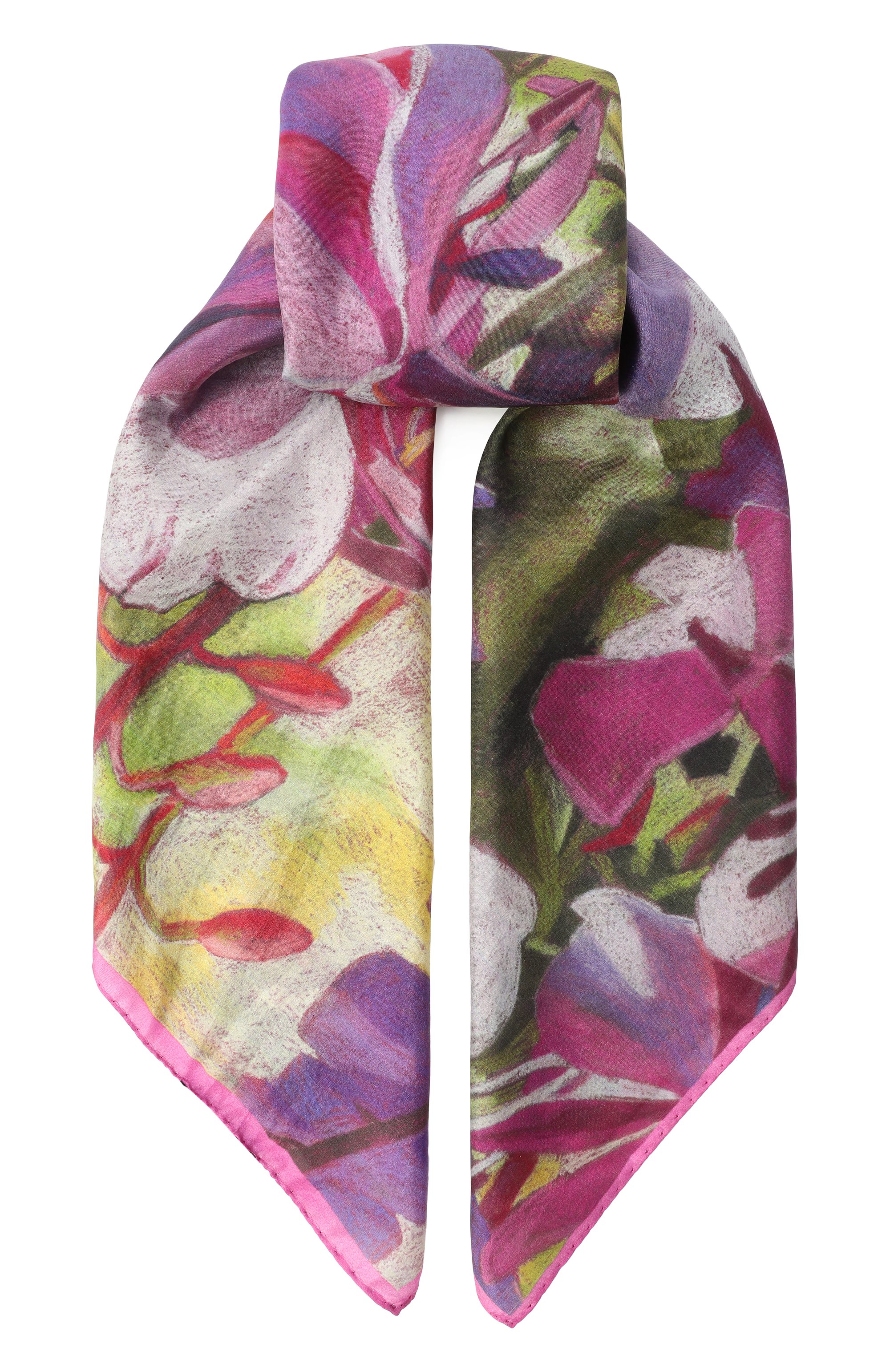 Шелковый платок иван-чай GOURJI, арт. 91134037/5591172, фото 1