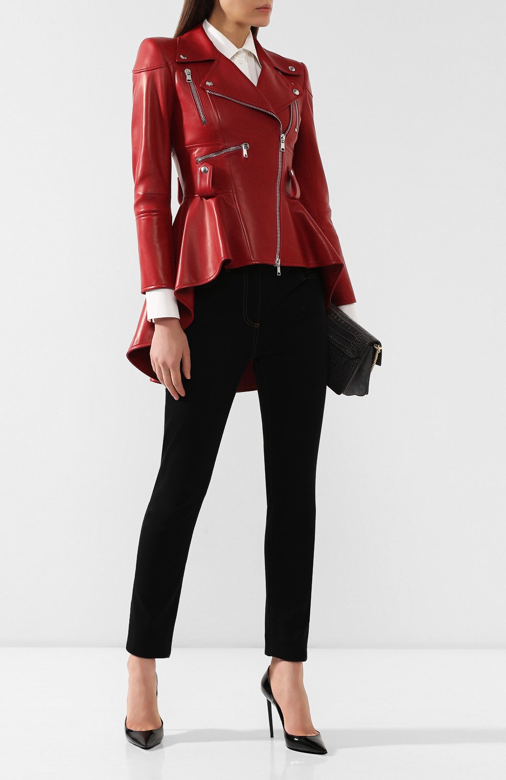 Кожаная куртка ALEXANDER MCQUEEN, арт. 585023/Q5AA5, фото 2