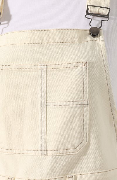 Джинсовый комбинезон FRAME DENIM белого цвета по цене 33600 руб., арт. CCJMP781, фото 5 Джинсовый комбинезон FRAME DENIM, арт. CCJMP781, фото 5