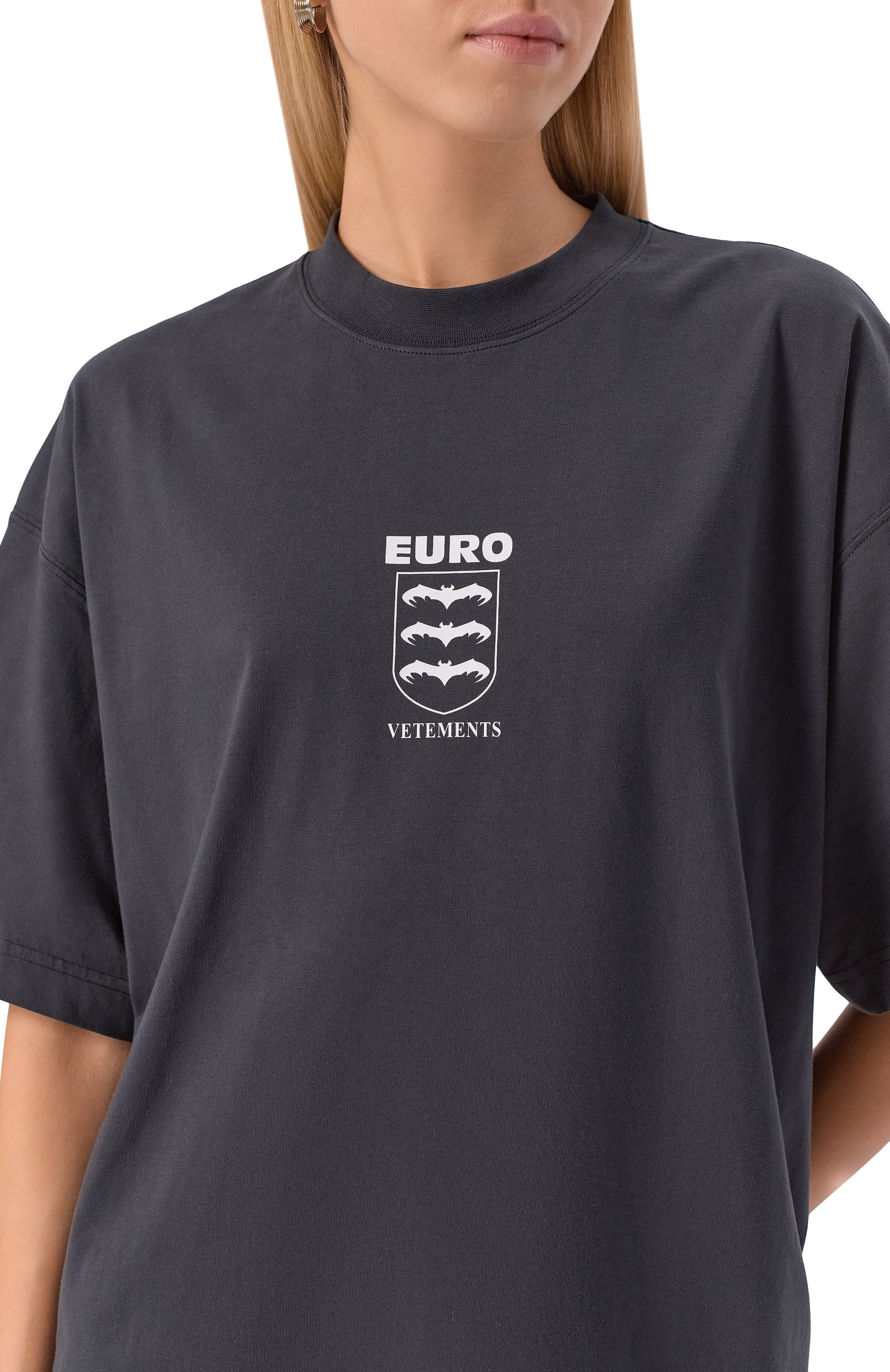 Хлопковая футболка VETEMENTS, арт. UH76TR650B, фото 8