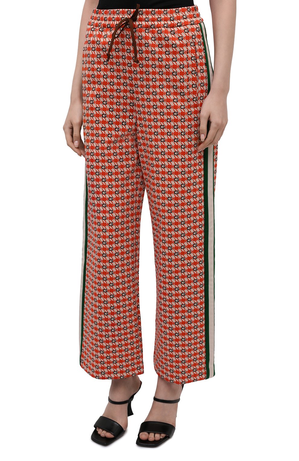 Брюки GUCCI красного цвета по цене 89950 руб., арт. 644627/XJC23, фото 3 Брюки GUCCI, арт. 644627/XJC23, фото 3