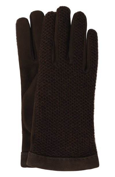 Женские замшевые перчатки KITON, арт. D58909K0540F02