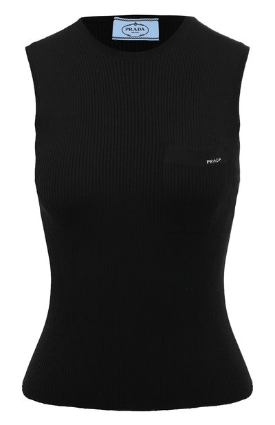 Женский топ из шерсти и шелка PRADA, арт. P29901-1XA3-F0002-202