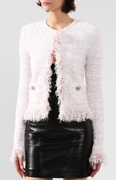 Жакет BALMAIN светло-розового цвета по цене 298000 руб., арт. SF27272/K498, фото 3 Жакет BALMAIN, арт. SF27272/K498, фото 3