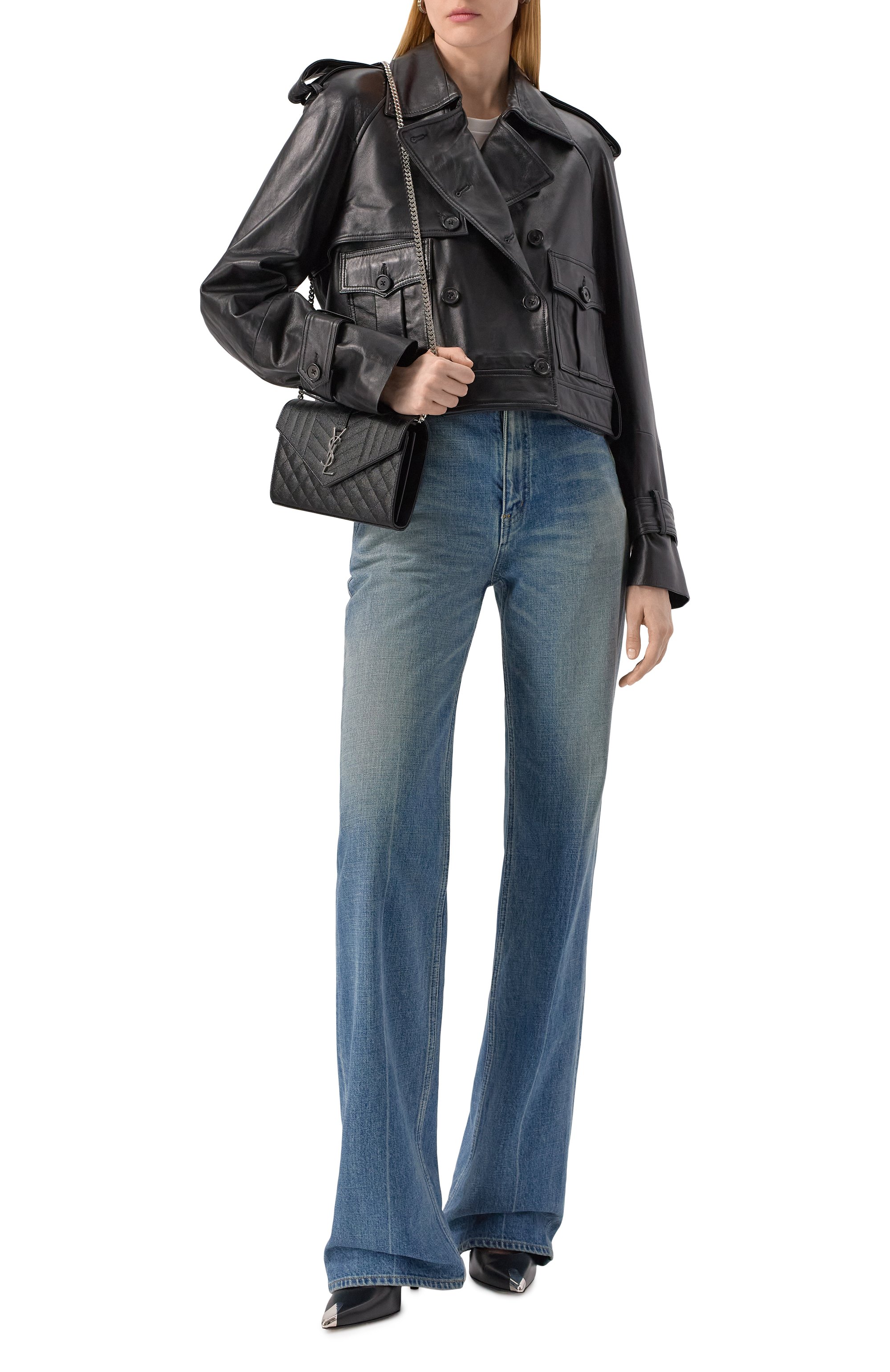 Сумка envelope SAINT LAURENT, арт. 620280/B0W92, фото 7