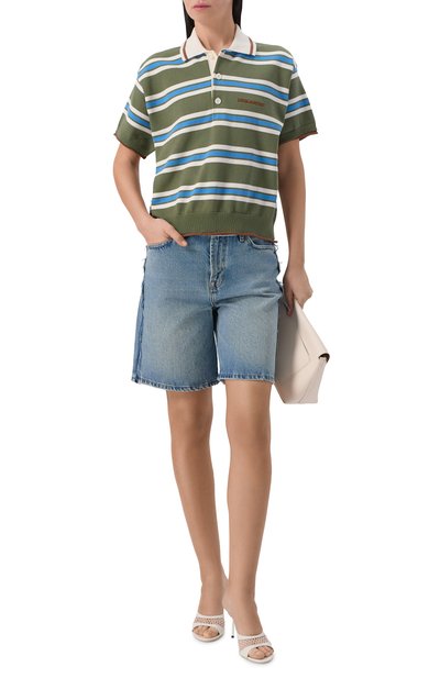 Джинсовые шорты lola 7 FOR ALL MANKIND, арт. 7U870E35-3DL, фото 2