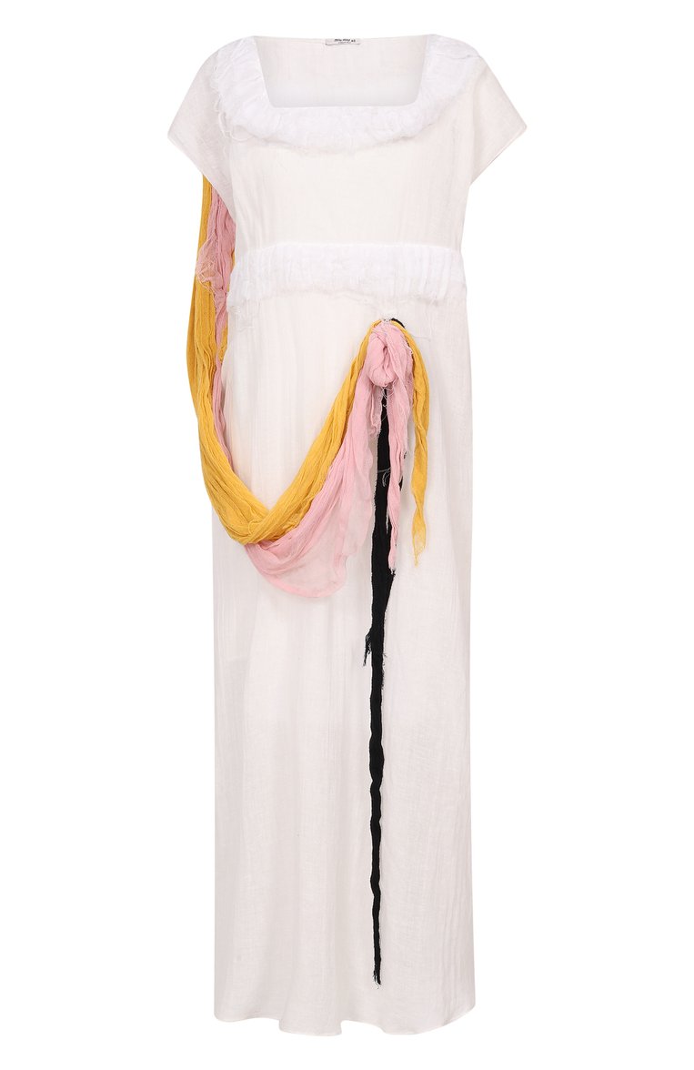 Хлопковое платье MIU MIU, арт. MF3761-1V2L-F0304, фото 1