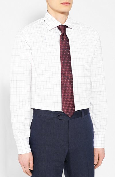 Хлопковая рубашка ISAIA, арт. IF10TC/C6181, фото 4