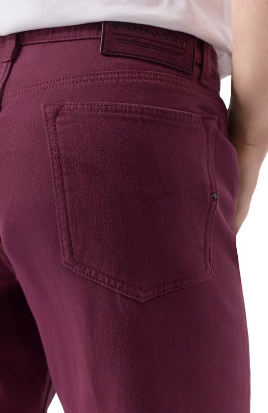 Джинсы Regular Stefano Ricci MST53R0040/T0201 Бордовый  MST53R0040/T0201 Фото 5