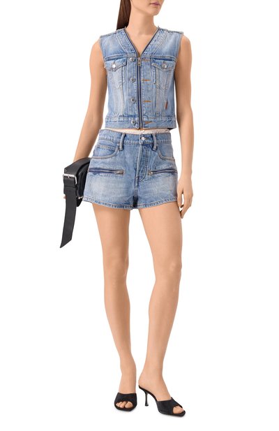 Джинсовые шорты ALEXANDER WANG, арт. 4DC2264155, фото 2