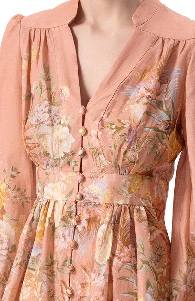 Льняное платье ZIMMERMANN, арт. 0932DRS253, фото 5