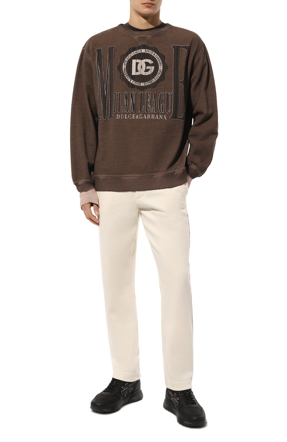 Джоггеры из хлопка и кашемира ZEGNA, арт. UC520A6/CTR3, фото 2