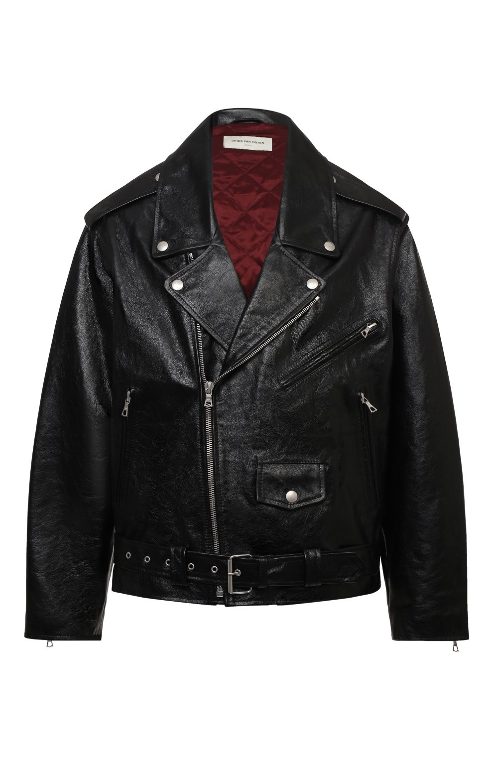 Кожаная куртка DRIES VAN NOTEN, арт. 202-21817-1380, фото 1