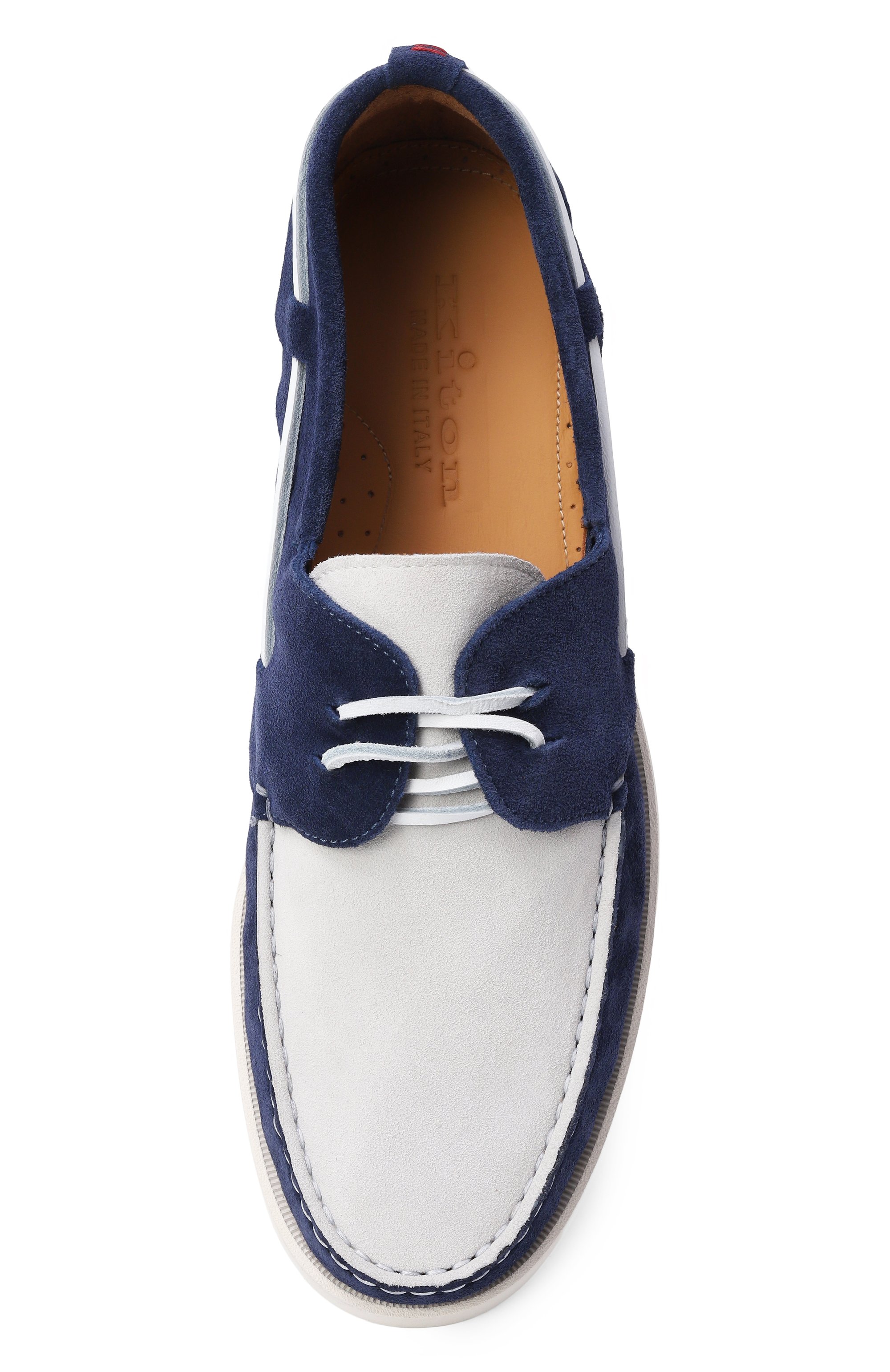 Замшевые топсайдеры KITON, арт. USSA264N0141602, фото 6