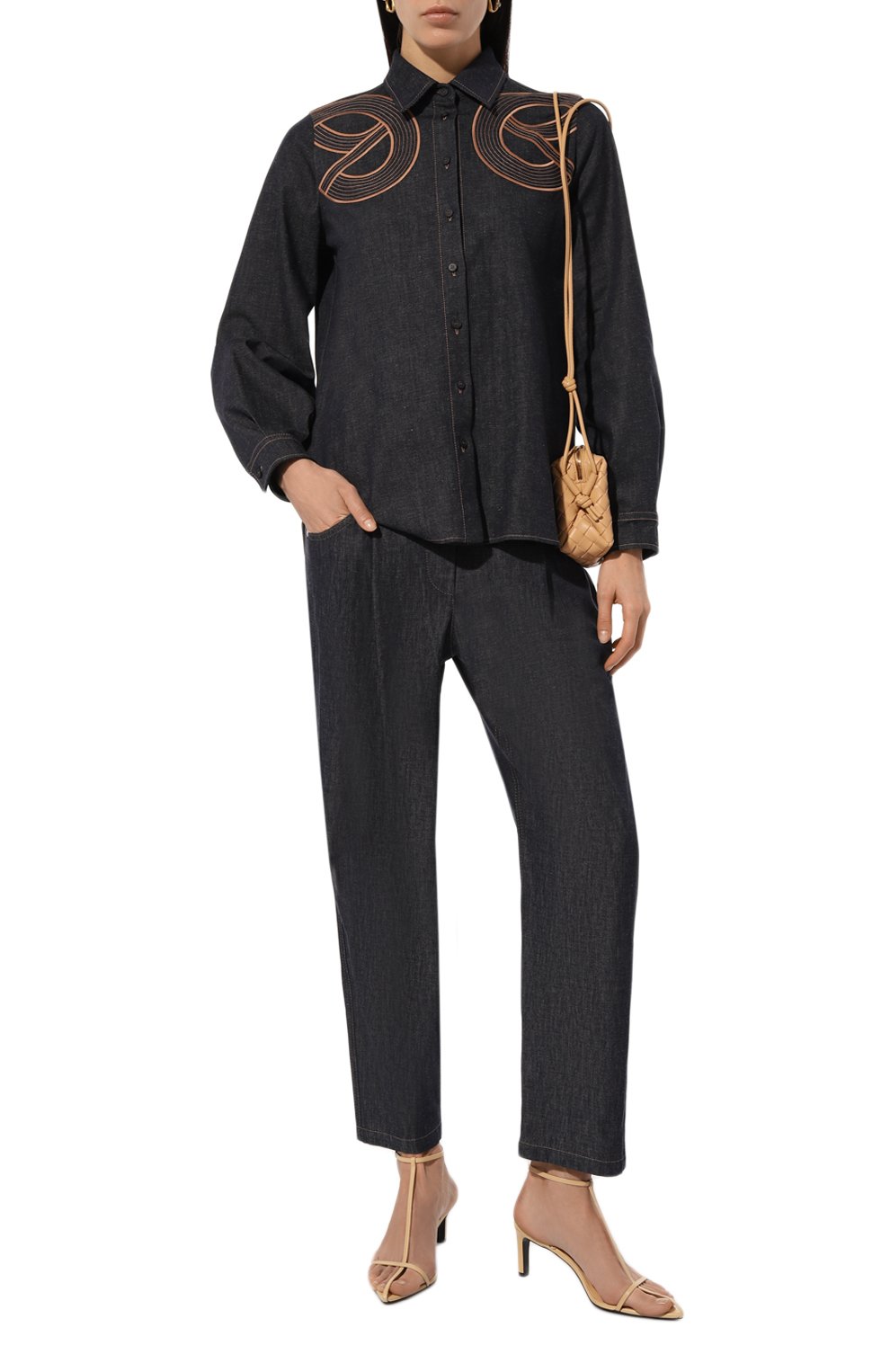 Джинсовая рубашка ELIE SAAB, арт. SH074, фото 2