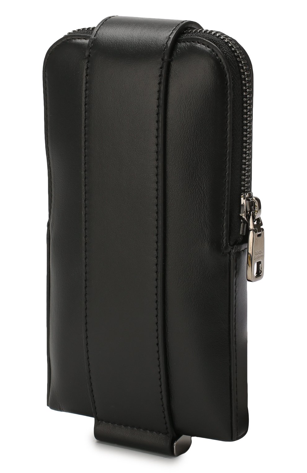 Кожаный чехол для iphone DOLCE & GABBANA черного цвета по цене 58800 руб., арт. BP2576/AJ806, фото 2 Кожаный чехол для iphone DOLCE & GABBANA, арт. BP2576/AJ806, фото 2