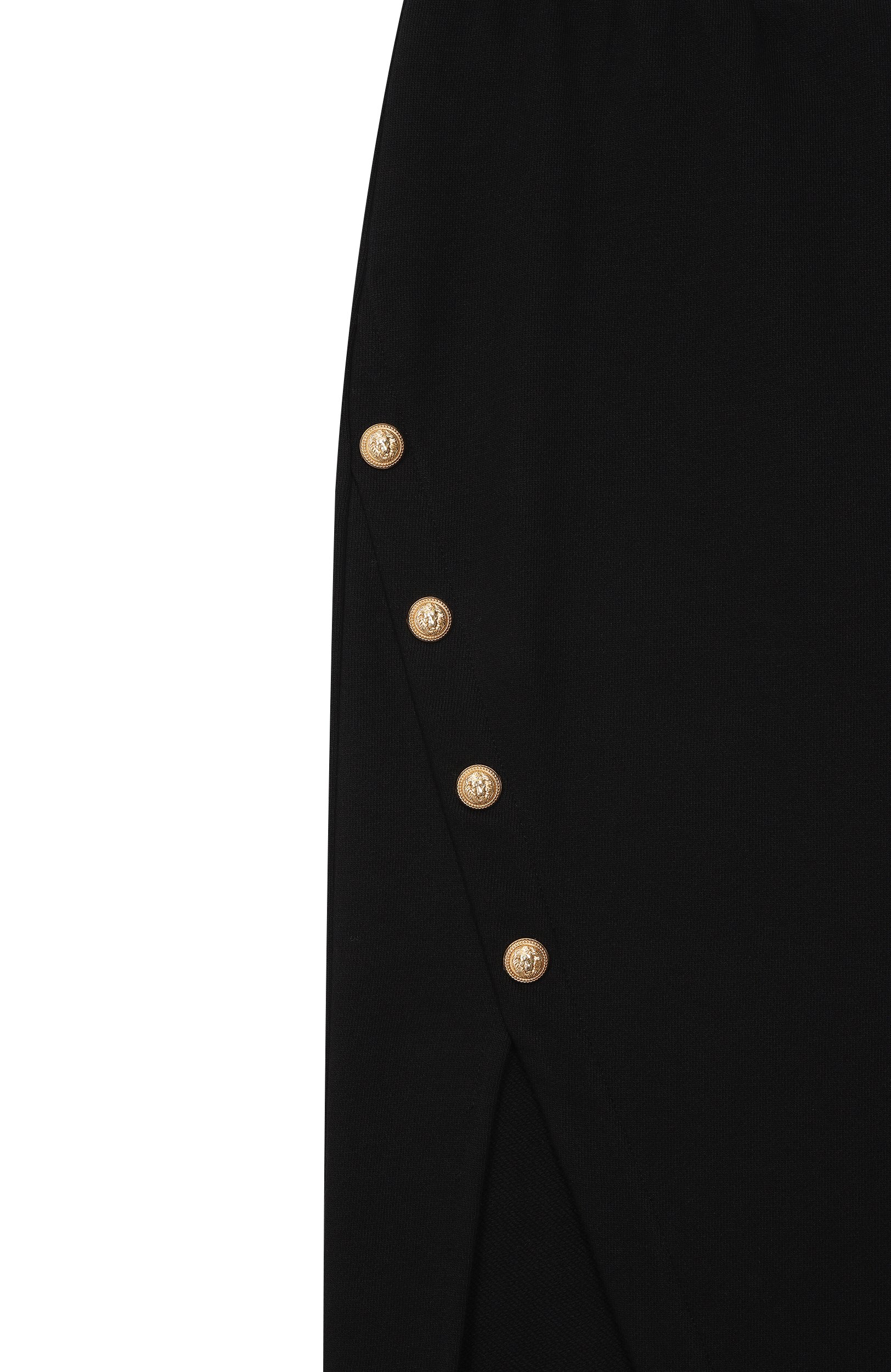 Хлопковая юбка BALMAIN черного цвета по цене 29750 руб., арт. BY7B14, фото 3 Хлопковая юбка BALMAIN, арт. BY7B14, фото 3