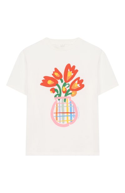 Хлопковая футболка STELLA MCCARTNEY, арт. TY8B41