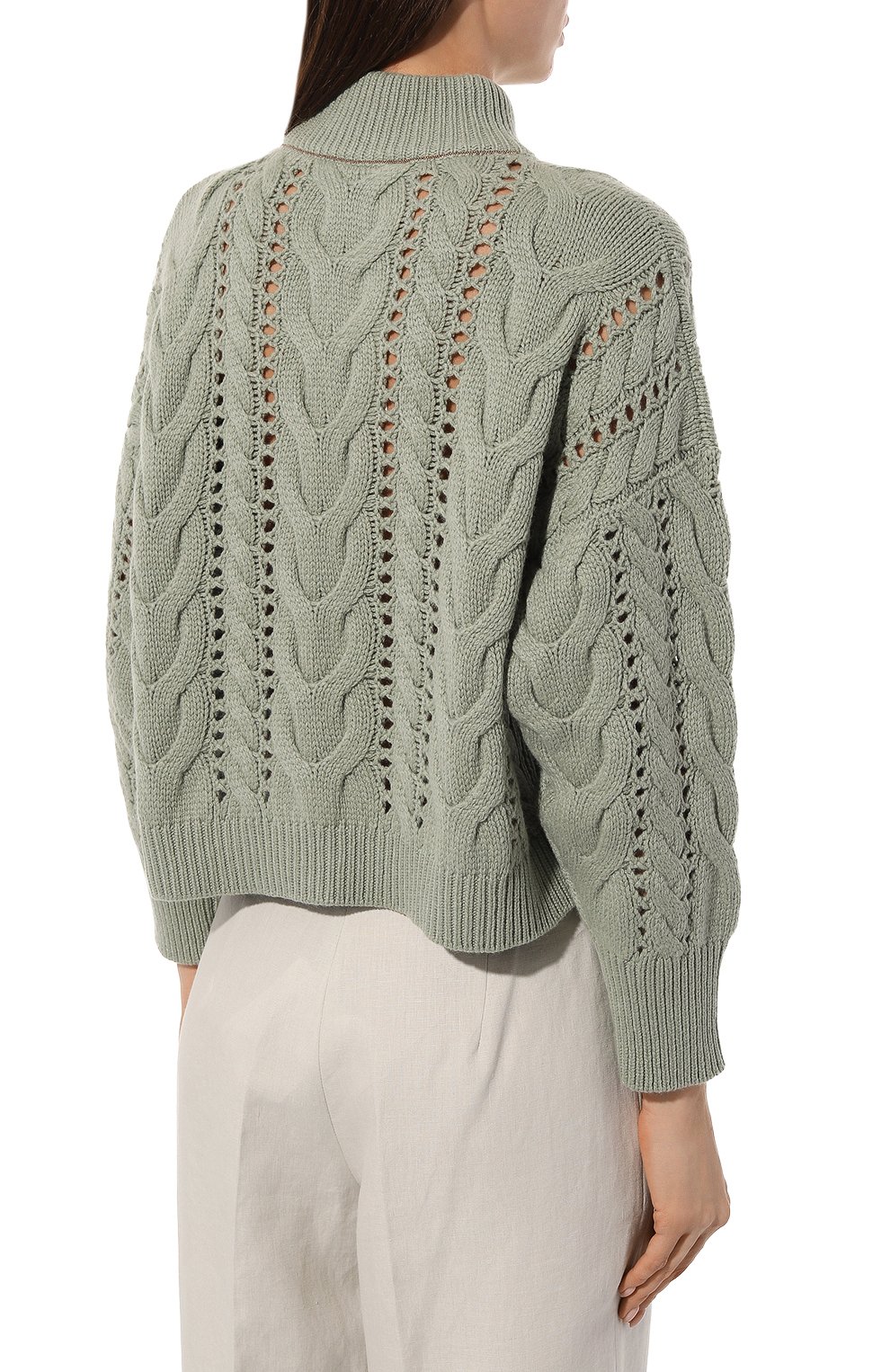 Свитер из шерсти и кашемира BRUNELLO CUCINELLI, арт. M6D561504, фото 4