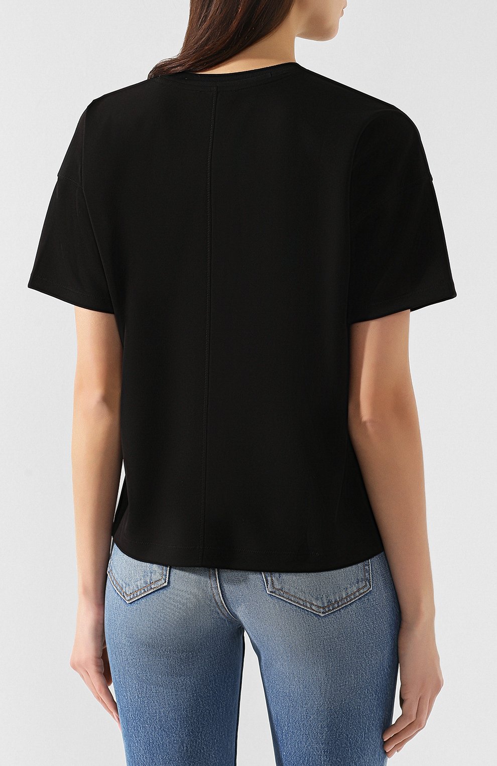 Футболка RAG AND BONE черного цвета по цене 18050 руб., арт. W292T22JL, фото 4 Футболка RAG AND BONE, арт. W292T22JL, фото 4