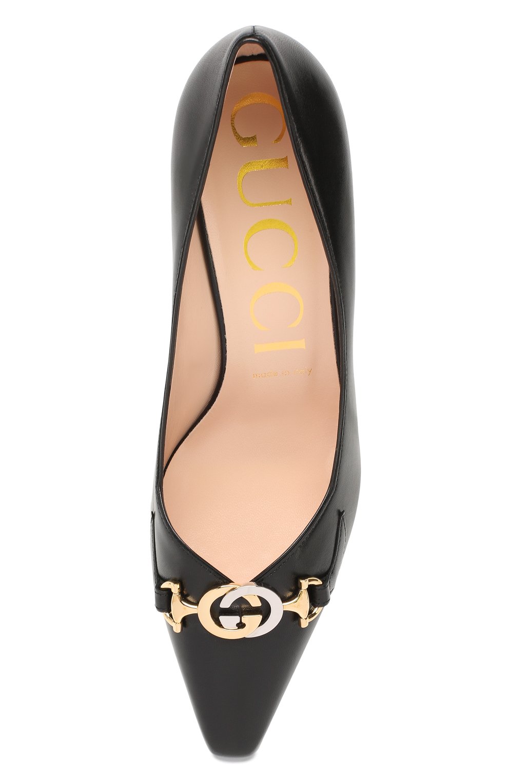 Кожаные туфли gucci zumi GUCCI, арт. 596860/C9D00, фото 5