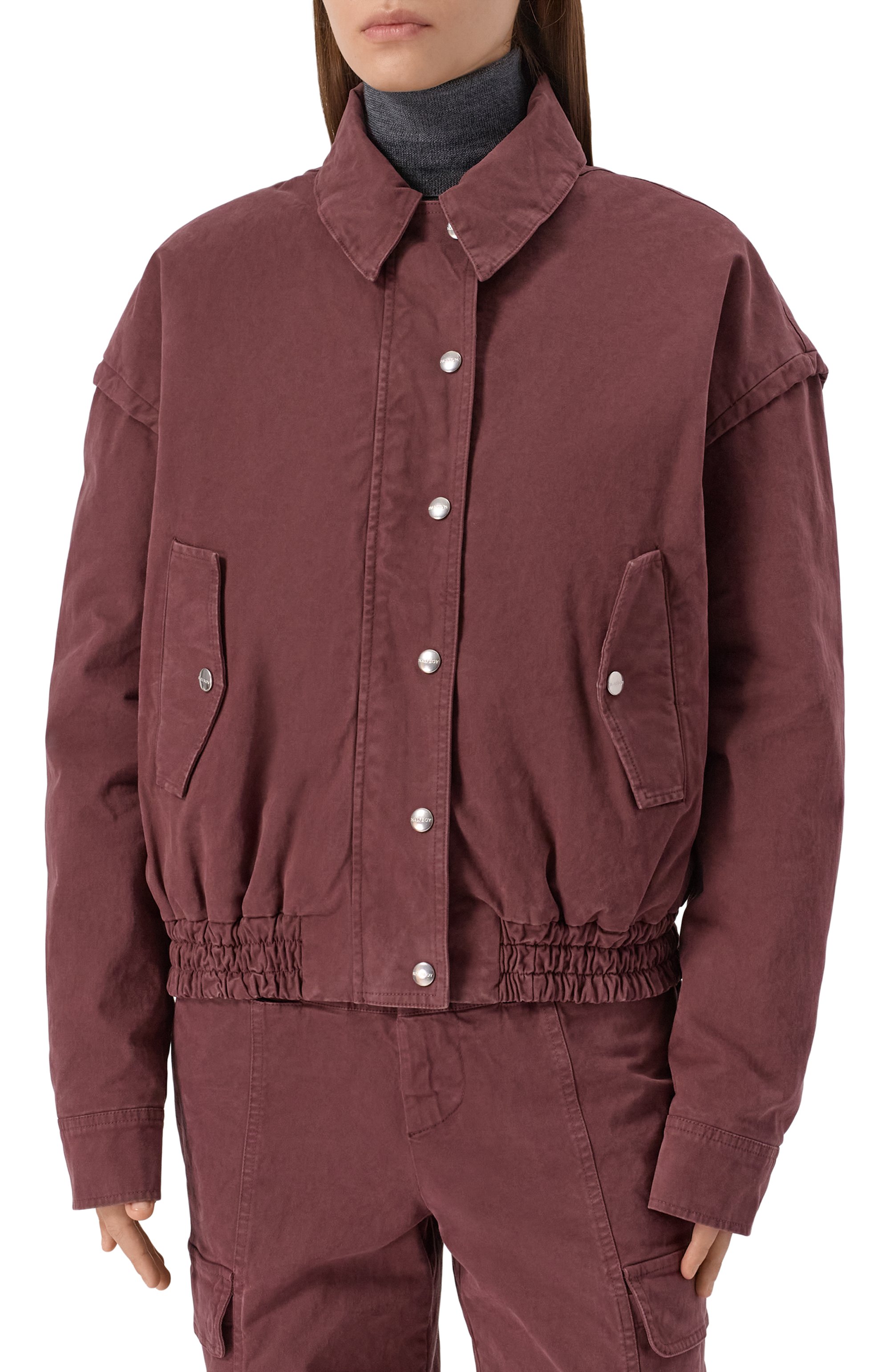 Хлопковый бомбер HALFBOY, арт. HF251W0158, фото 6