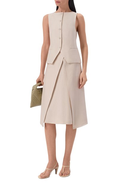 Льняной жилет OFFICINE GENERALE, арт. S26WTLG403, фото 2