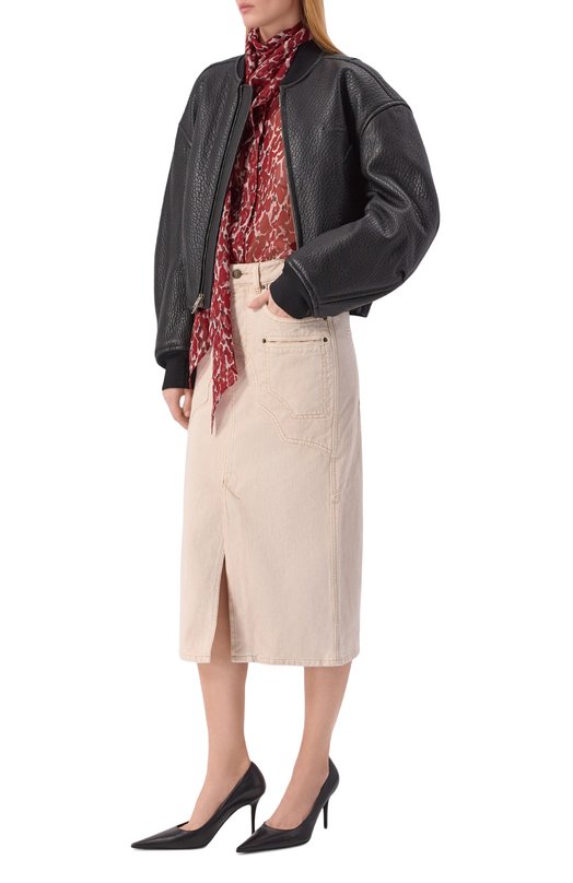 Джинсовая юбка Isabel Marant 25PJU0329FA/C1P01I Бежевый  25PJU0329FA/C1P01I Фото 2