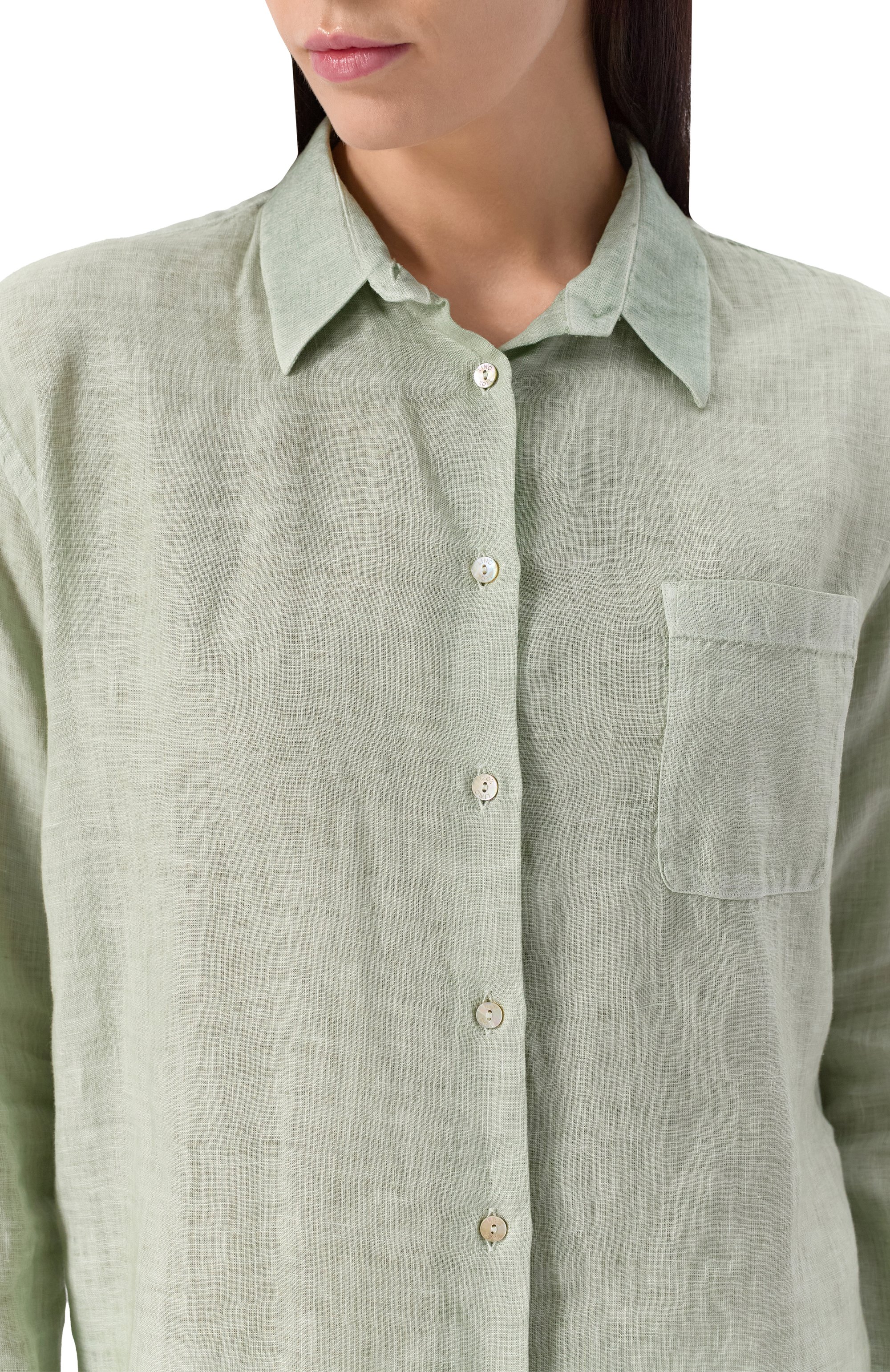 Льняная рубашка 120% LINO, арт. 32ALIW19GE/000B317, фото 5