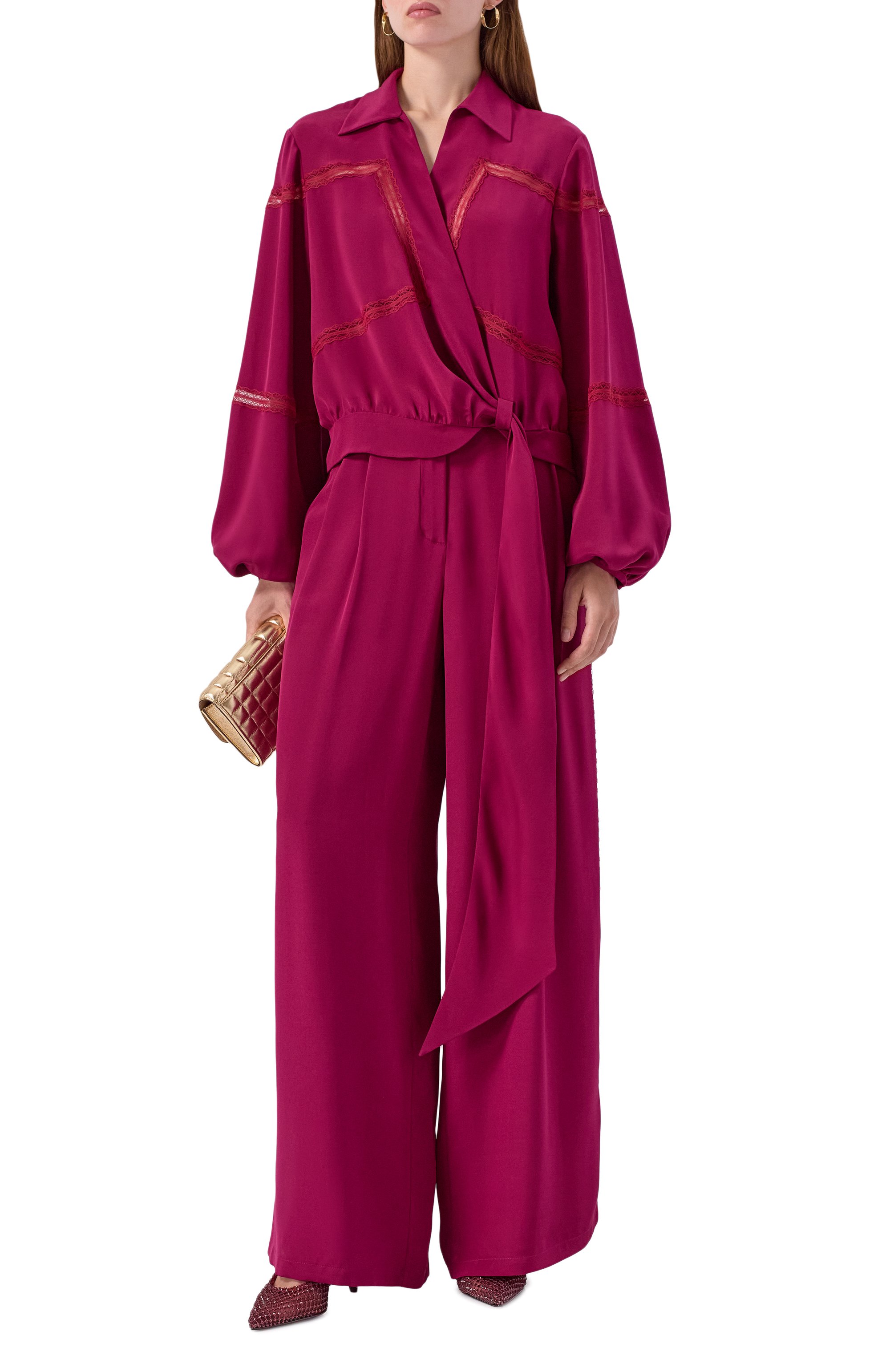 Шелковая блузка AKHMADULLINA, арт. 1125.2BL120/S146, фото 2