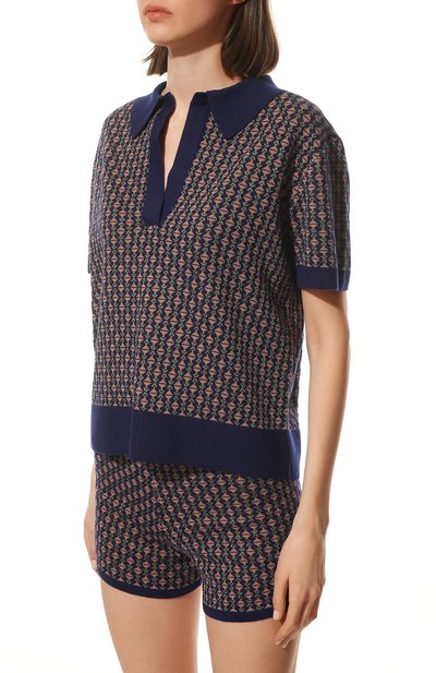 Поло из шерсти и вискозы DRIES VAN NOTEN, арт. 221-011209-4715, фото 3