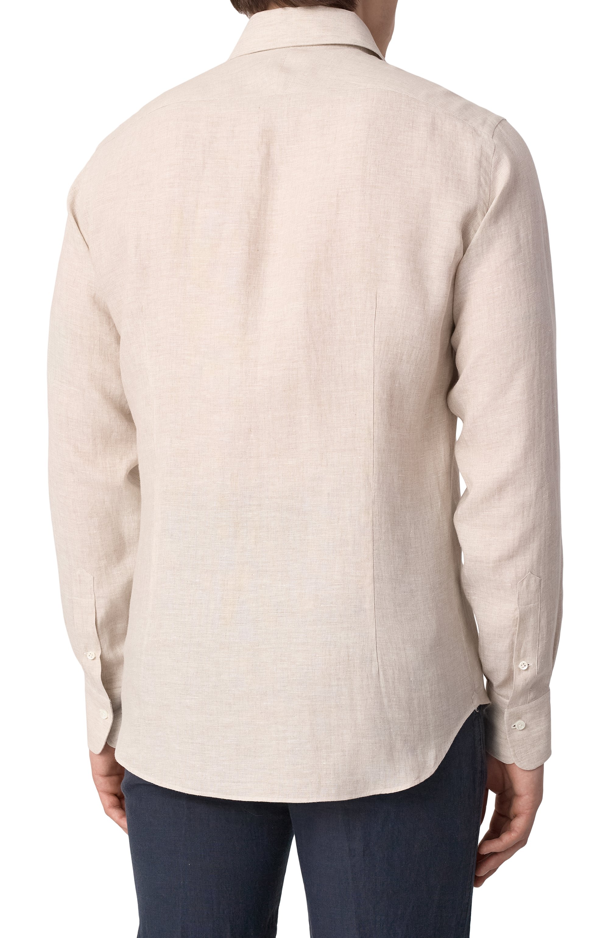 Льняная рубашка ALESSANDRO GHERARDI, арт. D0UBLE-BDN/7431, фото 4