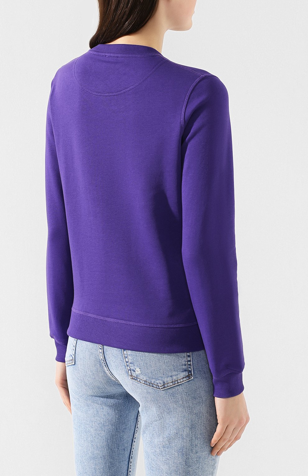 Хлопковый свитшот KENZO фиолетового цвета по цене 18550 руб., арт. FA52SW7104XC, фото 4 Хлопковый свитшот KENZO, арт. FA52SW7104XC, фото 4