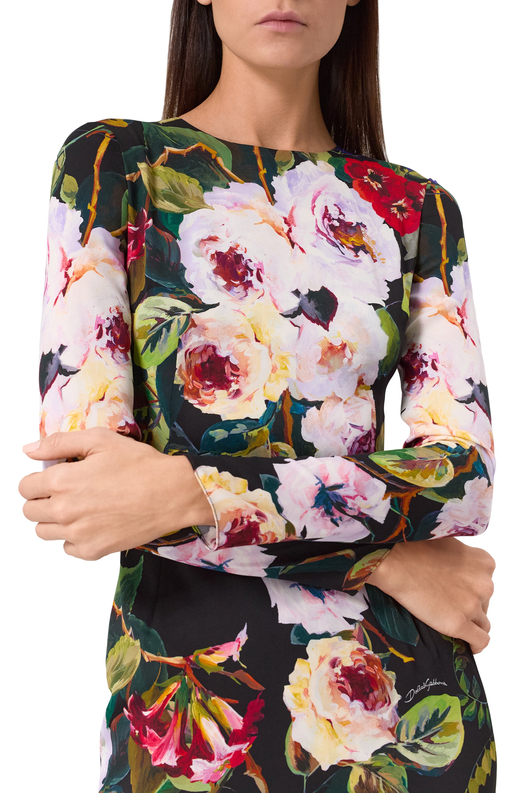 Шелковое платье DOLCE & GABBANA, арт. F6GAVT/FSA56, фото 5