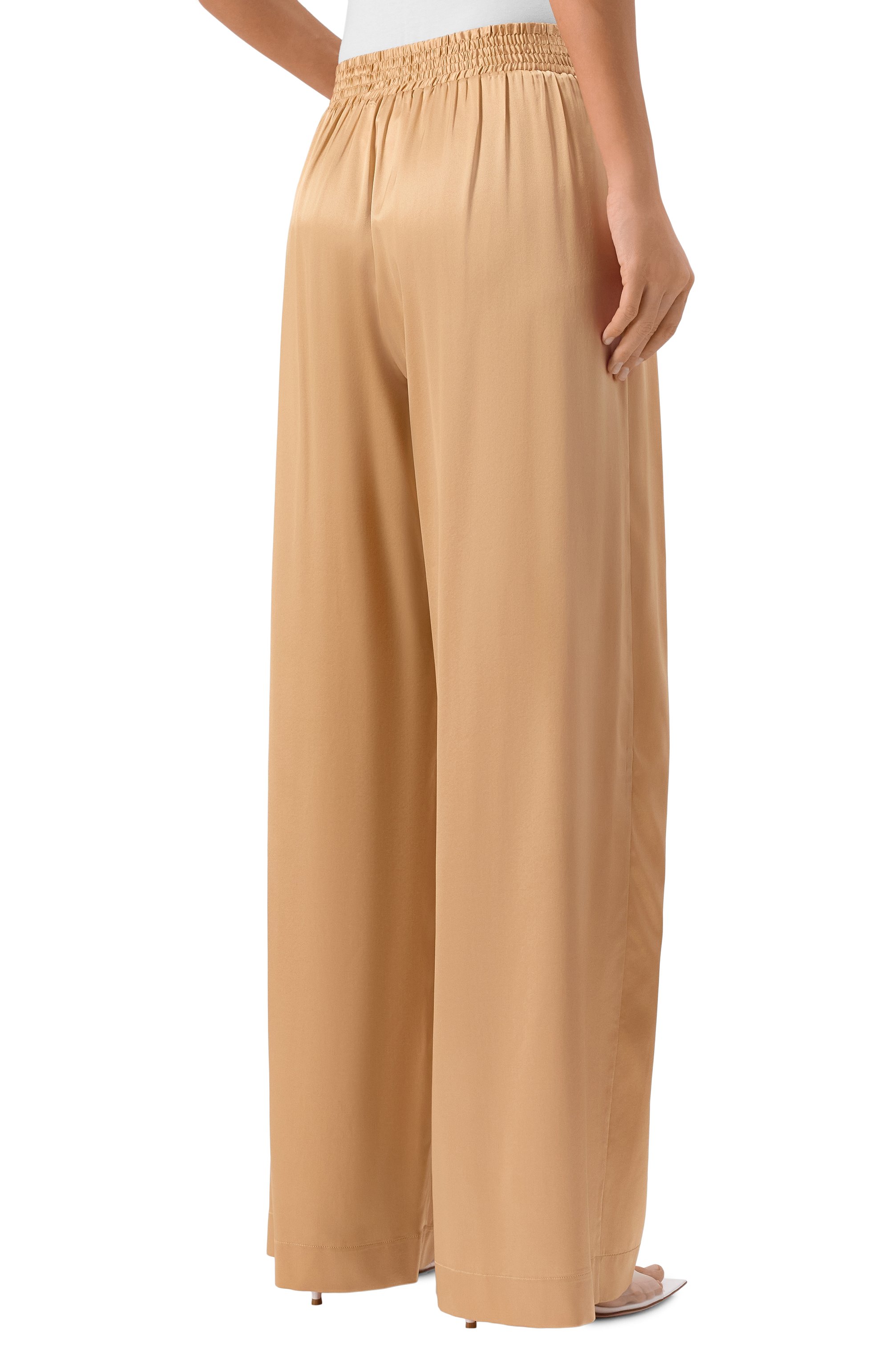 Атласные брюки ERMANNO SCERVINO, арт. D474P605TBW, фото 4