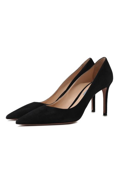 Замшевые туфли на шпильке PRADA, арт. 1I834I-8-F0002-85, фото 1