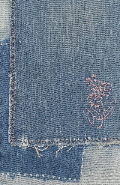 Джинсы с декоративными потертостями и вышивкой POLO RALPH LAUREN, арт. 313689943, фото 3