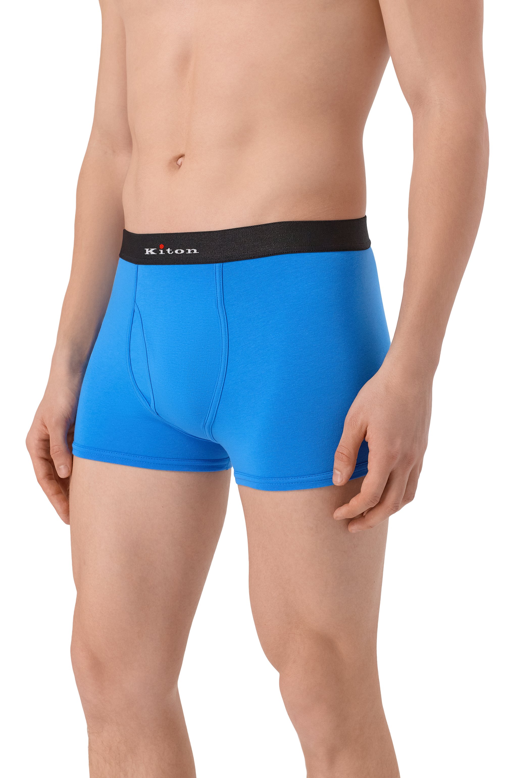 Хлопковые боксеры KITON синего цвета по цене 26100 руб., арт. UNWBX16K0727H04, фото 2 Хлопковые боксеры KITON, арт. UNWBX16K0727H04, фото 2