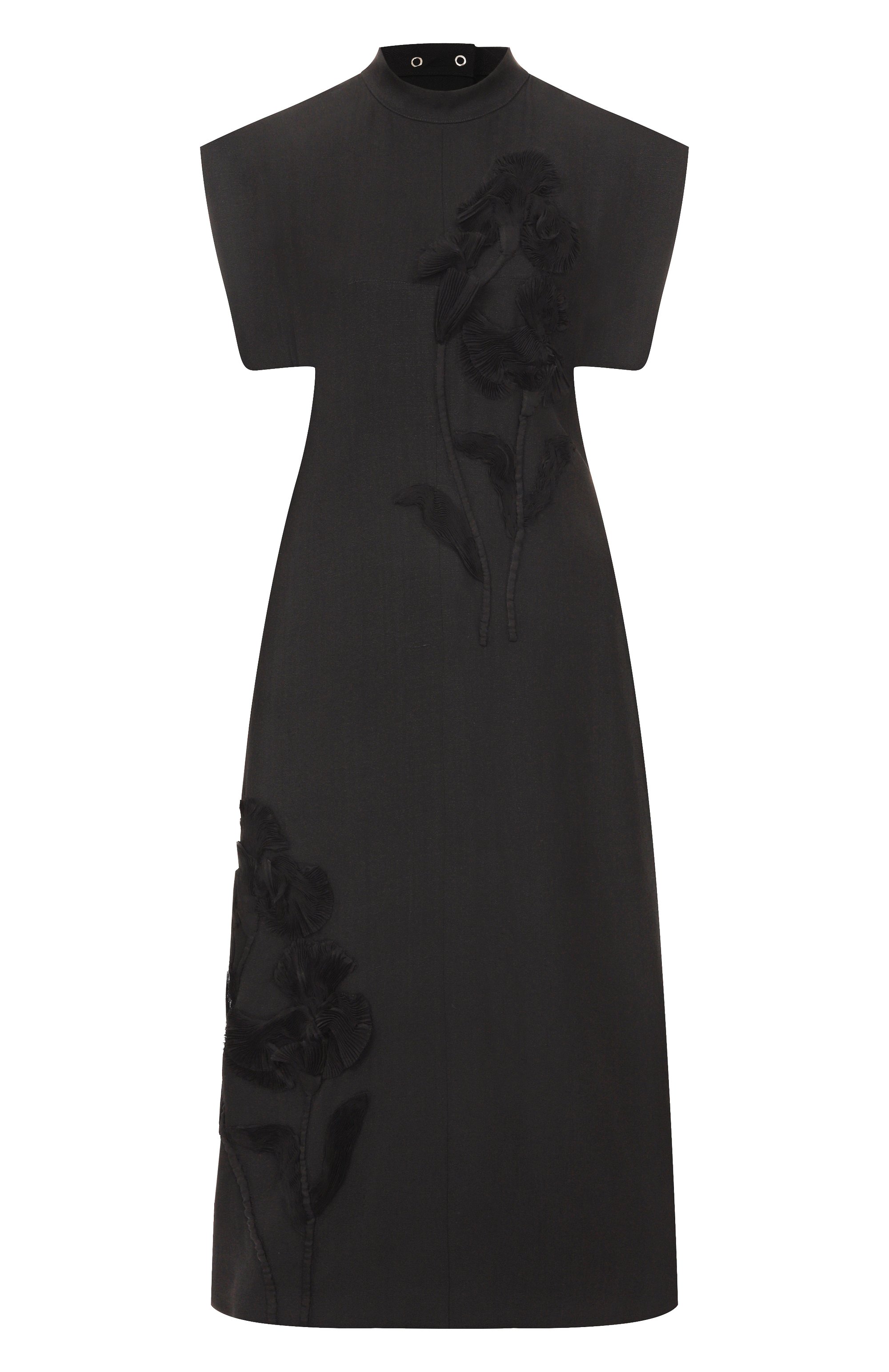 Платье из вискозы и шелка JIL SANDER, арт. J03CT0468/J65005, фото 1