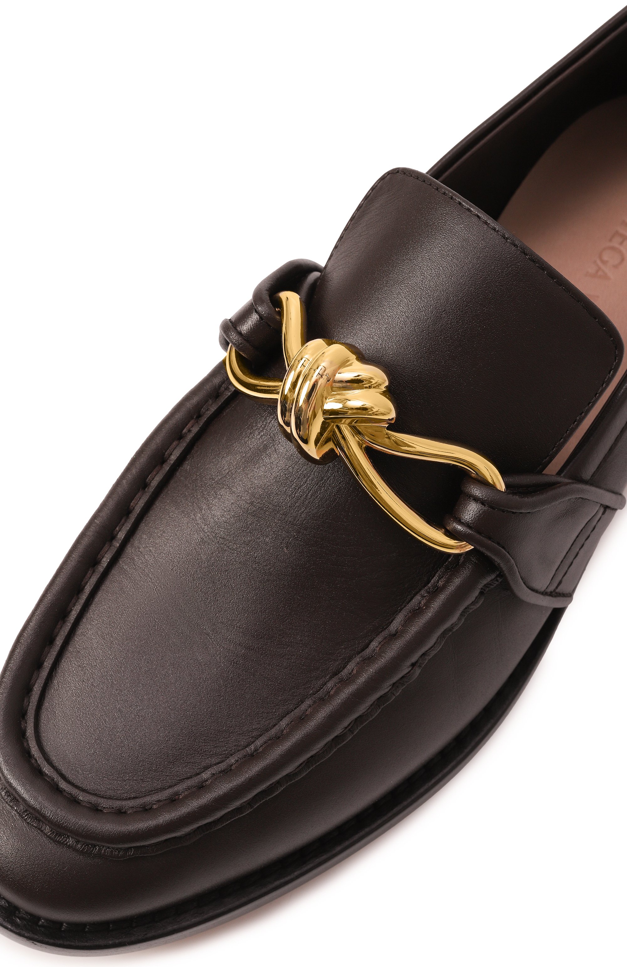 Кожаные лоферы astaire BOTTEGA VENETA коричневого цвета по цене 110500 руб., арт. 796697-V4R30, фото 7 Кожаные лоферы astaire BOTTEGA VENETA, арт. 796697-V4R30, фото 7