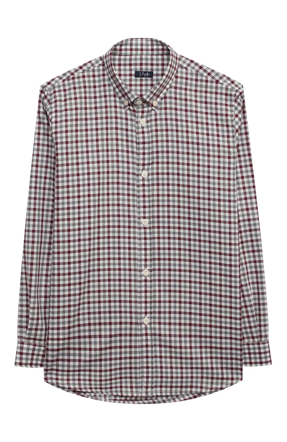 Хлопковая рубашка IL GUFO бордового цвета по цене 9950 руб., арт. A20CL184C3120/10A-12A, фото 1 Хлопковая рубашка IL GUFO, арт. A20CL184C3120/10A-12A, фото 1