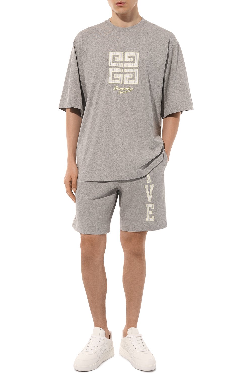 Хлопковые шорты GIVENCHY, арт. BM515J3YMW, фото 2