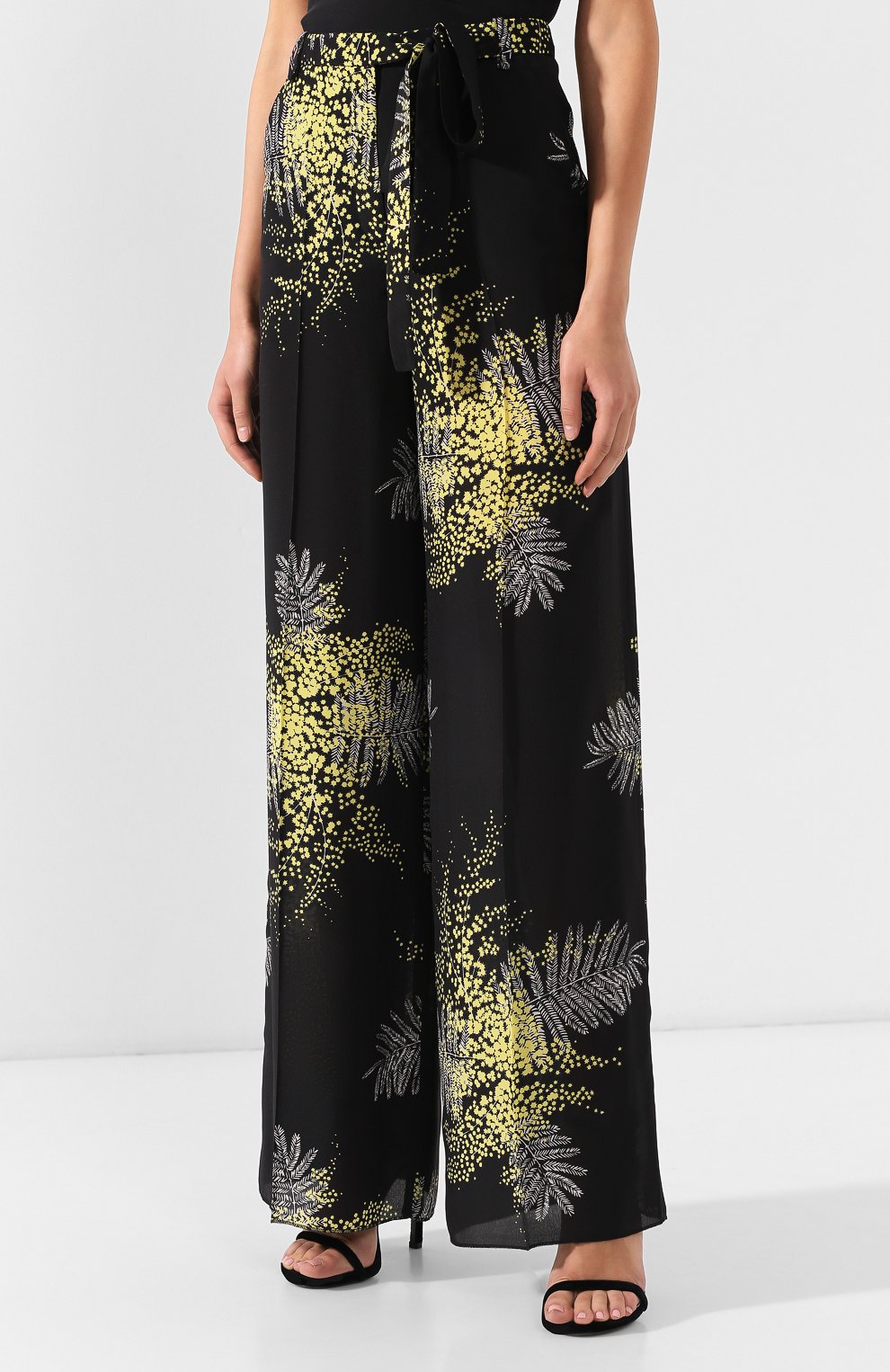 Шелковые брюки VALENTINO, арт. RB3RB3054FG, фото 3
