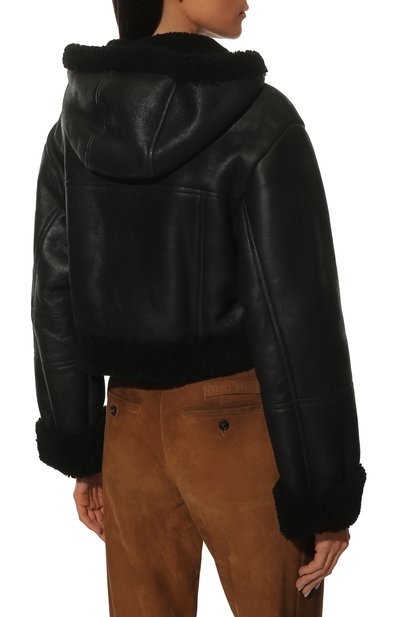 Дубленка из овчины MIU MIU, арт. MPV794-NRO-F0806, фото 4