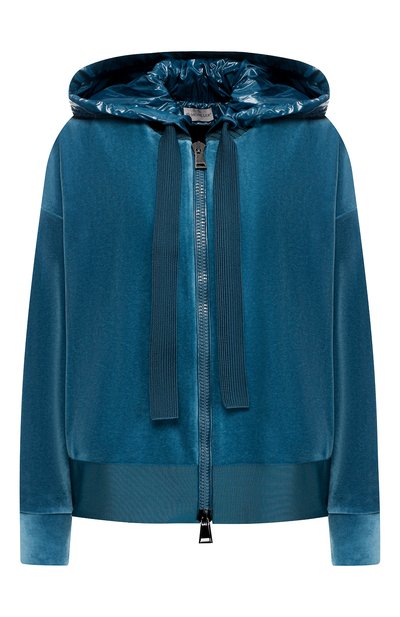 Кардиган на молнии с капюшоном MONCLER, арт. D2-093-84518-00-809BZ, фото 1