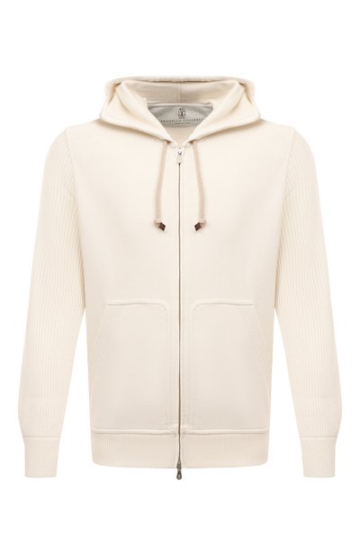 Мужской хлопковая толстовка BRUNELLO CUCINELLI, арт. MTU23B2225