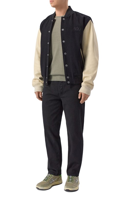 Комбинированные кеды Premiata N0US/VAR 8062 Зелёный  N0US/VAR 8062 Фото 2